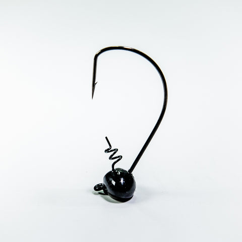 Shaker Football Head-Black-1/4 oz